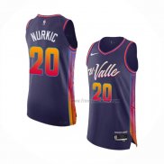 Maillot Phoenix Suns Jusuf Nurkic NO 20 Ville Authentique 2023-24 Volet