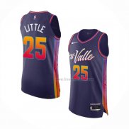 Maillot Phoenix Suns Nassir Little NO 25 Ville Authentique 2023-24 Volet