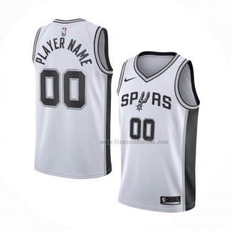 Maillot San Antonio Spurs Personnalise Association 2020-21 Blanc