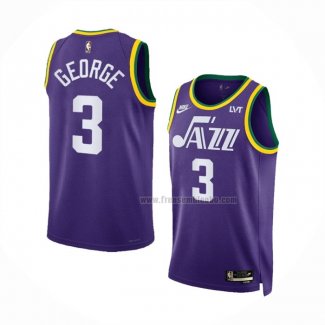 Maillot Utah Jazz Keyonte George NO 3 Classic 2023-24 Volet