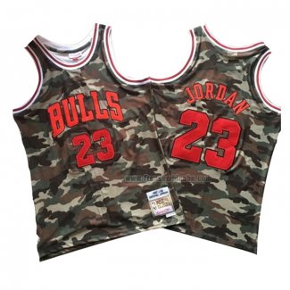 Maillot Chicago Bulls Michael Jordan NO 23 Hardwood Vert