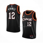 Maillot Cleveland Cavaliers Taurean Princel NO 12 Ville 2020-21 Noir