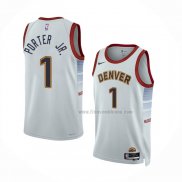 Maillot Denver Nuggets Michael Porter JR. NO 1 Ville 2021-22 Bleu