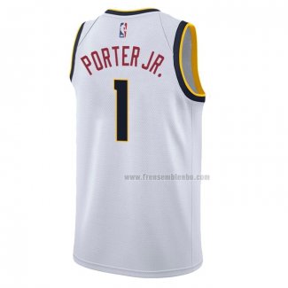 Maillot Denver Nuggets Michael Porter JR. NO 1 Ville 2022-23 Blanc