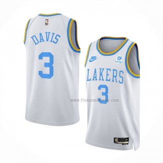 Maillot Los Angeles Lakers Anthony Davis NO 3 Classic 2022-23 Blanc