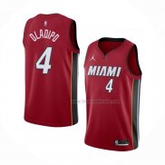 Maillot Miami Heat Victor Oladipo NO 4 Statement 2020-21 Rouge