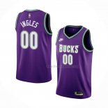 Maillot Milwaukee Bucks Joe Ingles NO 00 Classic 2022-23 Volet