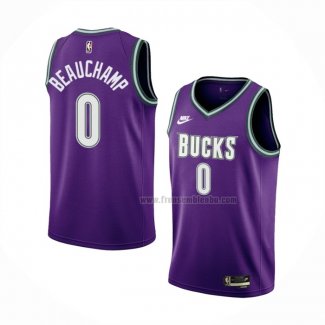 Maillot Milwaukee Bucks Marjon Beauchamp NO 0 Classic 2022-23 Volet