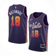 Maillot Phoenix Suns Yuta Watanabe NO 18 Ville 2023-24 Volet