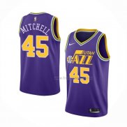 Maillot Utah Jazz Donovan Mitchell NO 45 Classic 2018-19 Volet