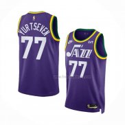 Maillot Utah Jazz Omer Yurtseven NO 77 Classic 2023-24 Volet