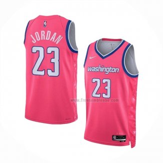 Maillot Washington Wizards Michael Jordan NO 23 Ville 2022-23 Rosa