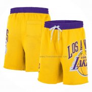 Short Los Angeles Lakers Big Logo Just Don Jaune