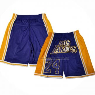 Short Los Angeles Lakers Kobe Bryant 24 Just Don Volet