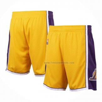 Short Los Angeles Lakers Mitchell & Ness 2009-10 Jaune