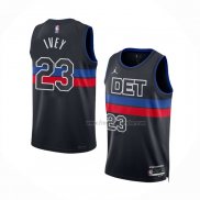 Maillot Detroit Pistons Jaden Ivey NO 23 Statement 2022-23 Noir