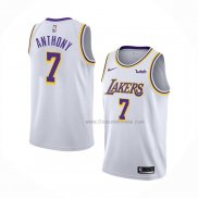 Maillot Los Angeles Lakers Carmelo Anthony NO 7 Association 2021 Blanc