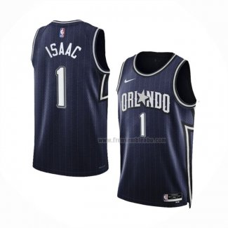 Maillot Orlando Magic Jonathan Isaac NO 1 Ville 2023-24 Bleu