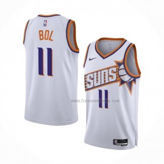 Maillot Phoenix Suns Bol Bol NO 11 Association 2023-24 Blanc