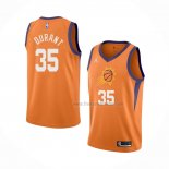 Maillot Phoenix Suns Kevin Durant NO 35 Statement 2021 Orange