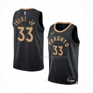 Maillot Toronto Raptors Gary Trent JR. NO 33 Ville 2022-23 Noir