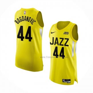 Maillot Utah Jazz Bojan Bogdanovic NO 44 Icon Authentique 2022-23 Jaune