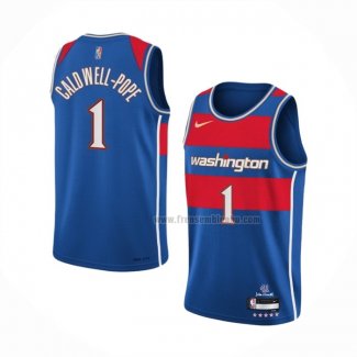 Maillot Washington Wizards Kentavious Caldwell-pope NO 1 Ville 2021-22 Bleu