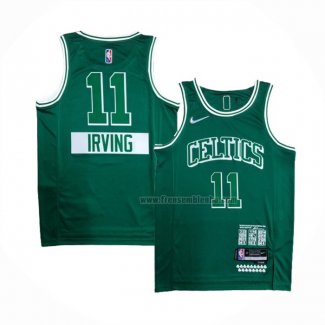 Maillot Boston Celtics Kyrie Irving NO 11 Ville 2021-22 Vert