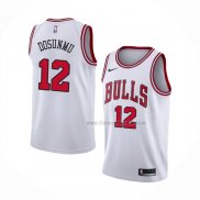 Maillot Chicago Bulls Ayo Dosunmu NO 12 Association 2021 Blanc