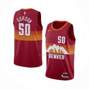 Maillot Denver Nuggets Aaron Gordon NO 50 Ville 2020-21 Rouge