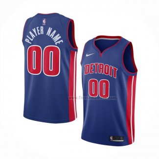 Maillot Detroit Pistons Personnalise Icon Bleu