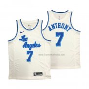 Maillot Los Angeles Lakers Carmelo Anthony NO 7 Classic 2019-20 Blanc