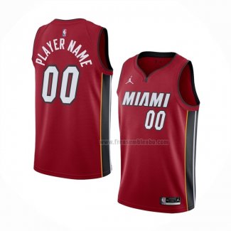 Maillot Miami Heat Personnalise Statement Rouge