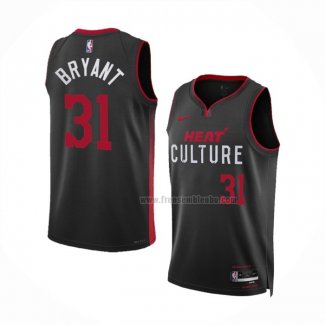 Maillot Miami Heat Thomas Bryant NO 31 Ville 2023-24 Noir