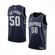 Maillot Orlando Magic Cole Anthony NO 50 Ville 2023-24 Bleu