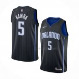 Maillot Orlando Magic Mohamed Bamba NO 5 Icon 2019-20 Noir