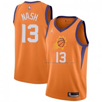 Maillot Phoenix Suns Steve Nash NO 13 Statement 2021 Orange