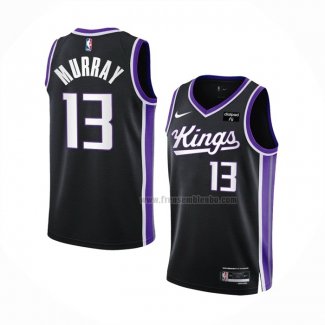 Maillot Sacramento Kings Keegan Murray NO 13 Icon 2023-24 Noir