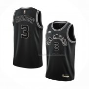 Maillot San Antonio Spurs Keldon Johnson NO 3 Classic 2022-23 Noir