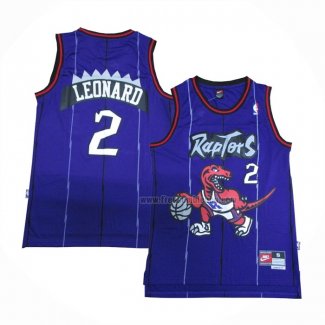 Maillot Toronto Raptors Kawhi Leonard NO 2 Retro Volet