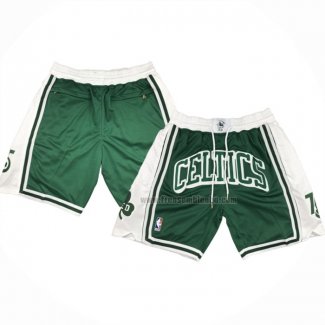 Short Boston Celtics Ville Just Don Vert