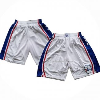 Short Philadelphia 76ers Blanc