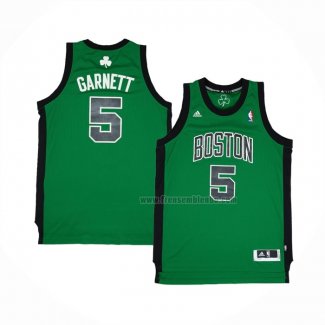 Maillot Boston Celtics Kevin Garnett NO 5 2010-13 Vert