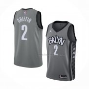 Maillot Brooklyn Nets Blake Griffin NO 2 Statement 2021 Gris