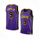 Maillot Los Angeles Lakers Bronny James NO 9 Statement Volet