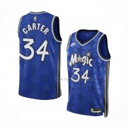 Maillot Orlando Magic Wendell Carter NO 34 Classic 2023-24 Bleu