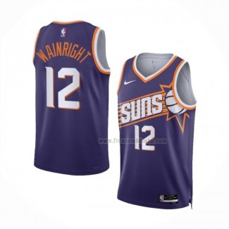 Maillot Phoenix Suns Ish Wainright NO 12 Icon 2023-24 Volet