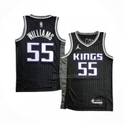 Maillot Sacramento Kings Jason Williams NO 55 Statement 2020-21 Noir