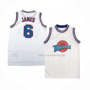 Maillot Tune Squad LeBron James NO 6 Blanc