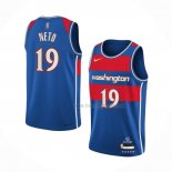 Maillot Washington Wizards Raul Neto NO 19 Ville 2021-22 Bleu